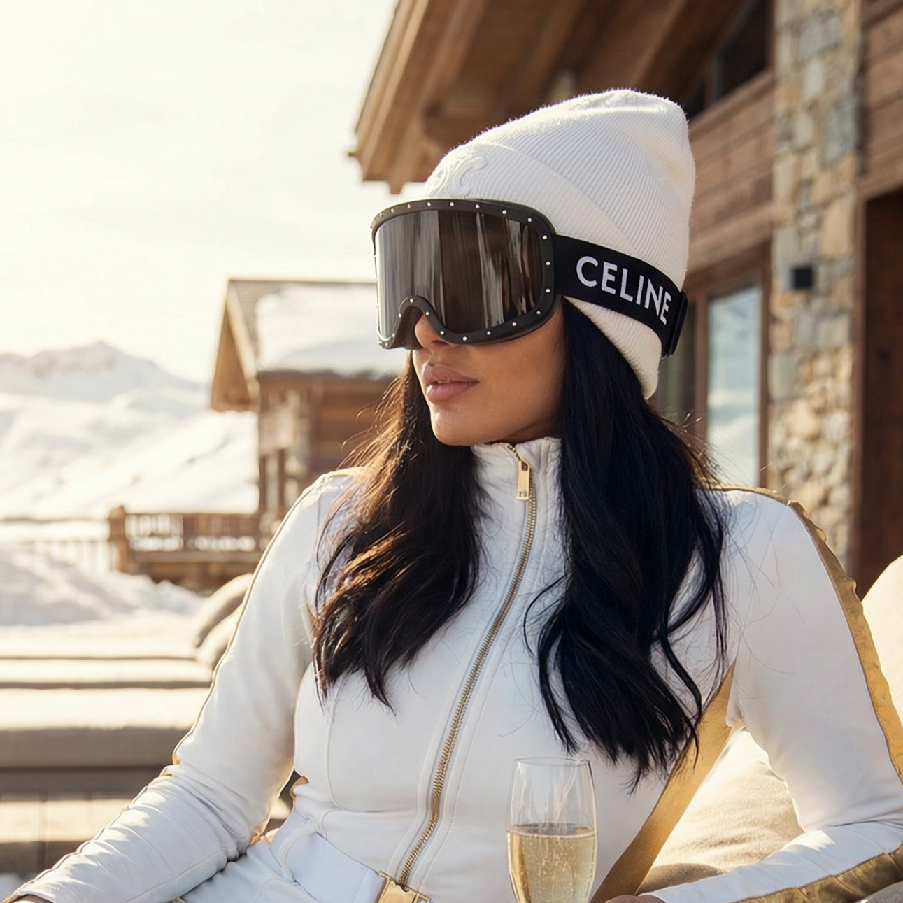 CELINE SKI MASK - Black Black