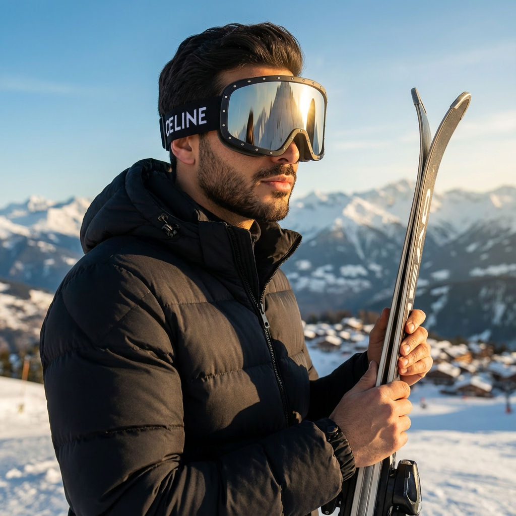 CELINE SKI MASK - Black Mirror