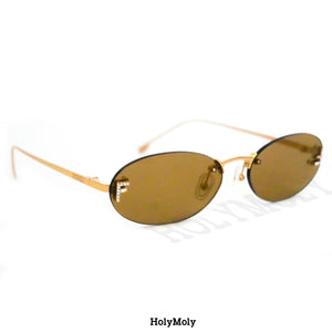 Fendi Rimless Oval sunglasses