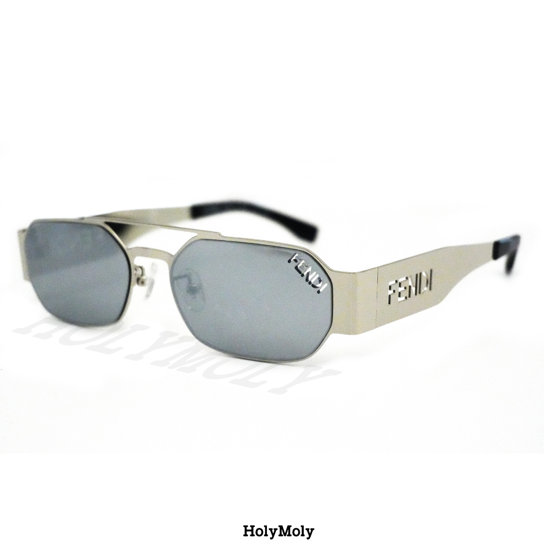 Fendi Cut-Out White Sunglasses FOL101V1