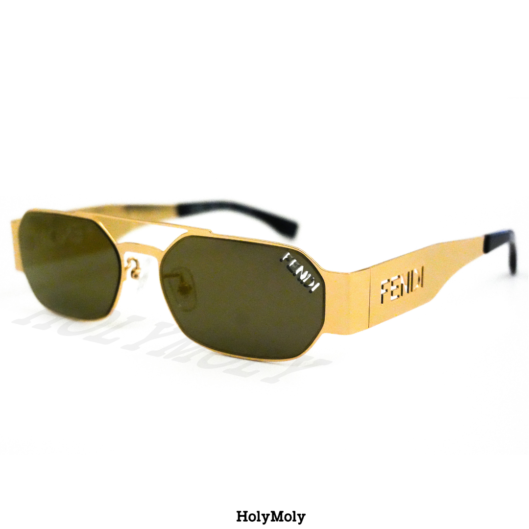 Fendi Cut-Out White Sunglasses FOL101V1