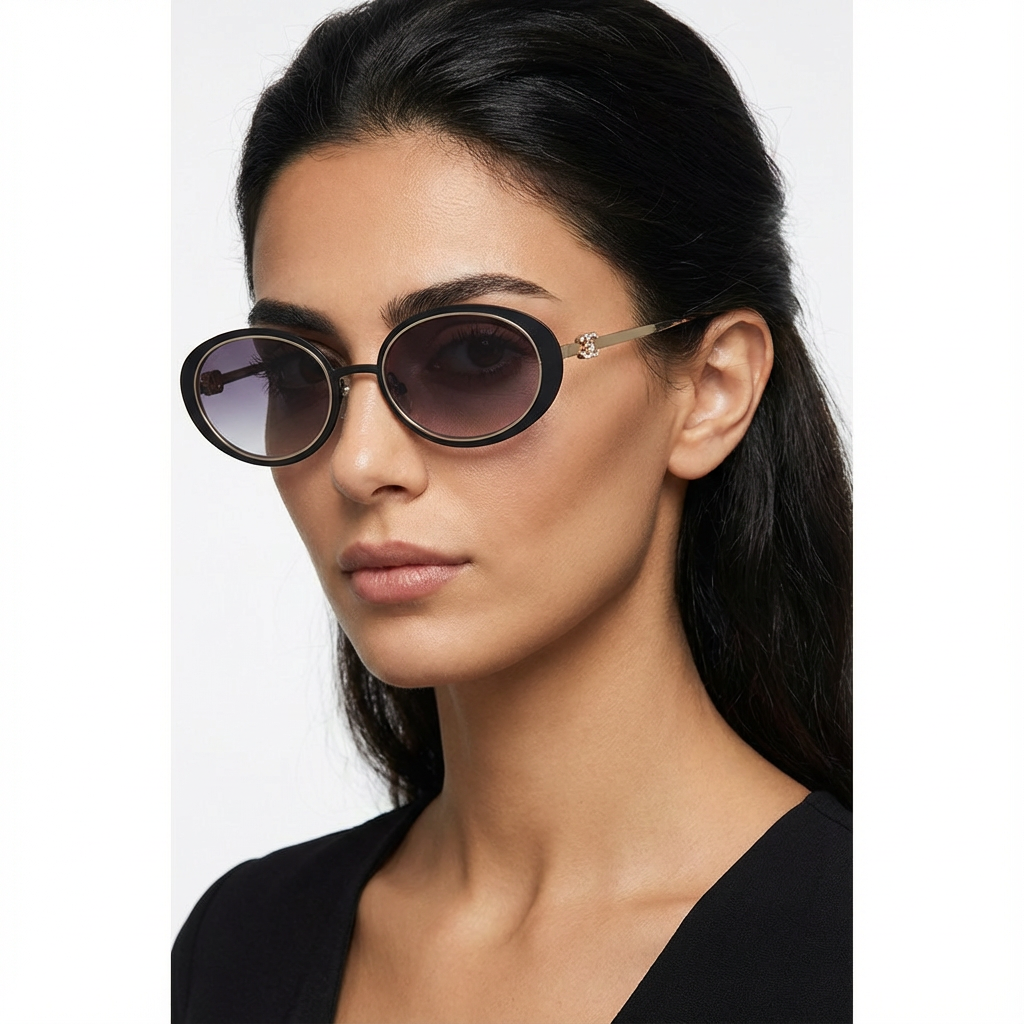 Chanel 9578B Oval Sunglasses