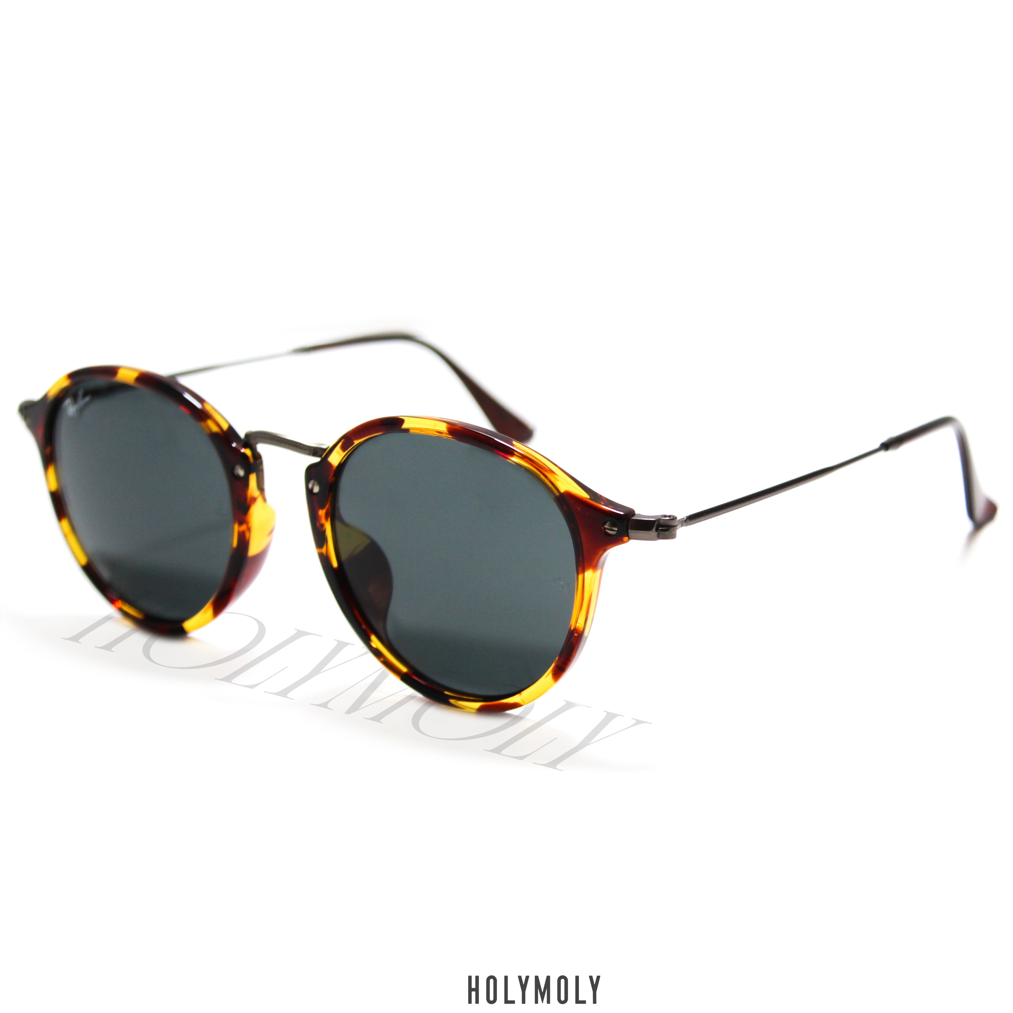 RB2447 Round Fleck Sunglasses