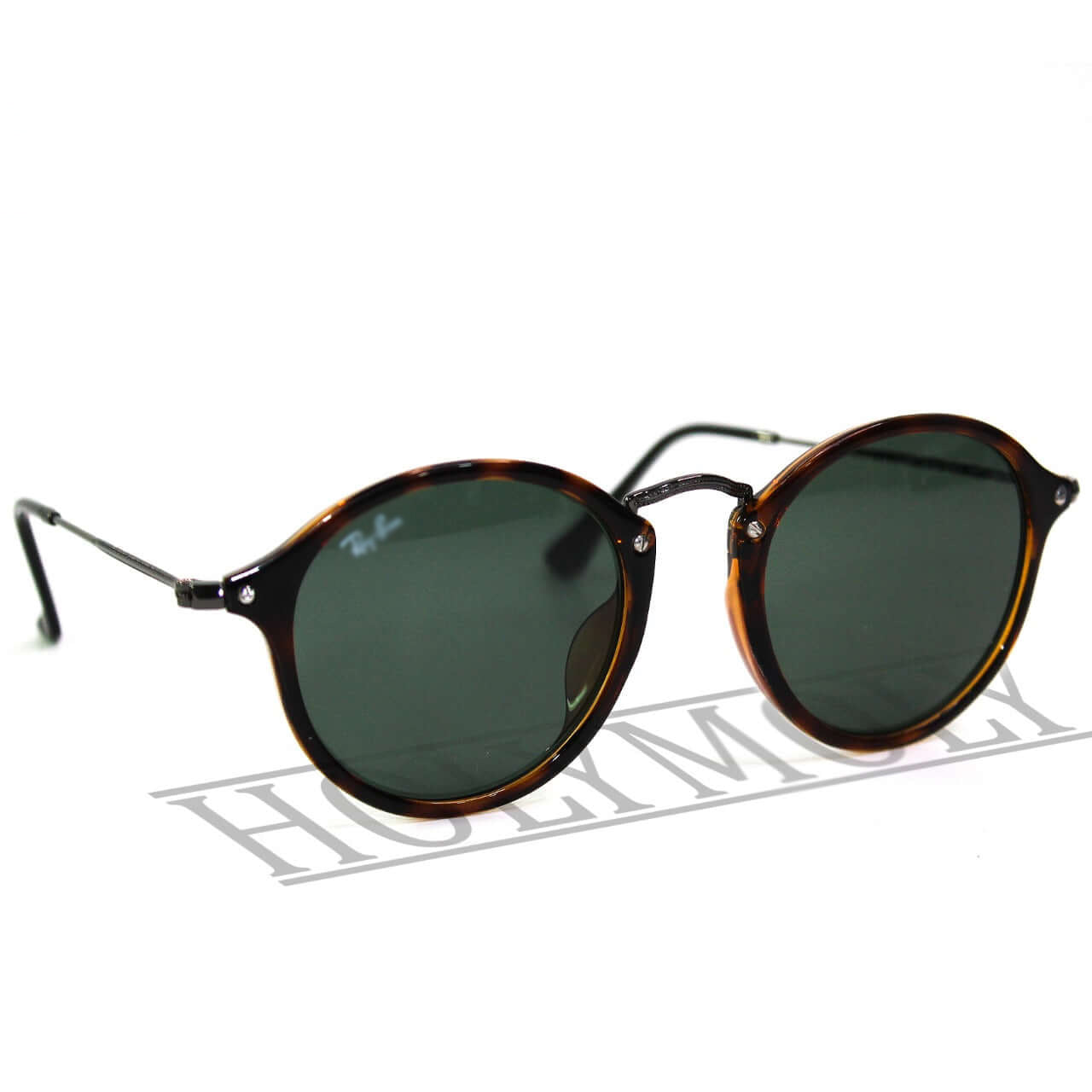 RB2447 Round Fleck Sunglasses
