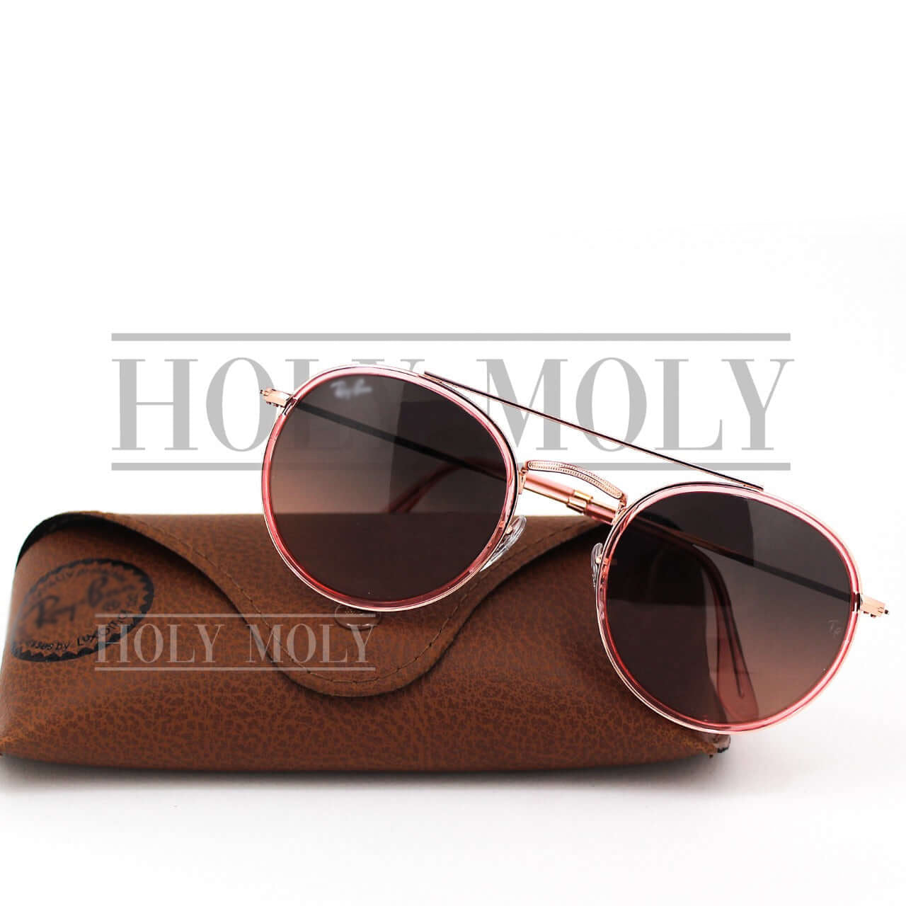 RayBan 3647N round double bridge sunglasses