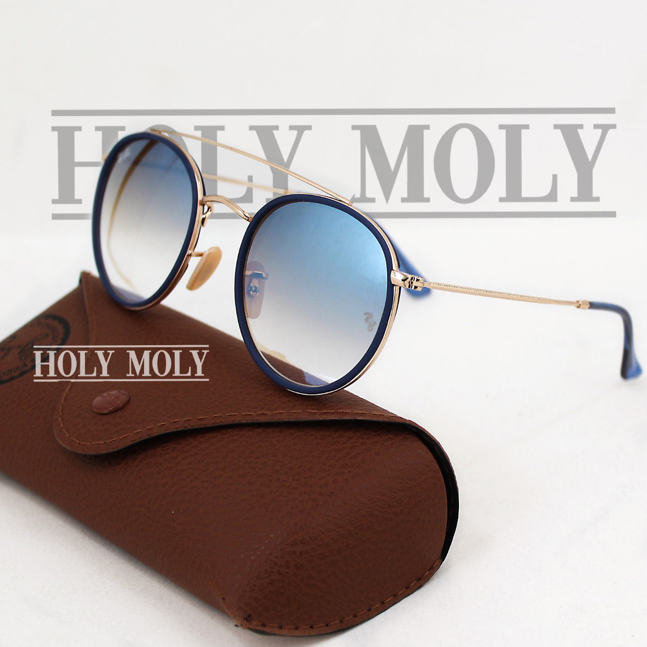 RayBan 3647N round double bridge sunglasses