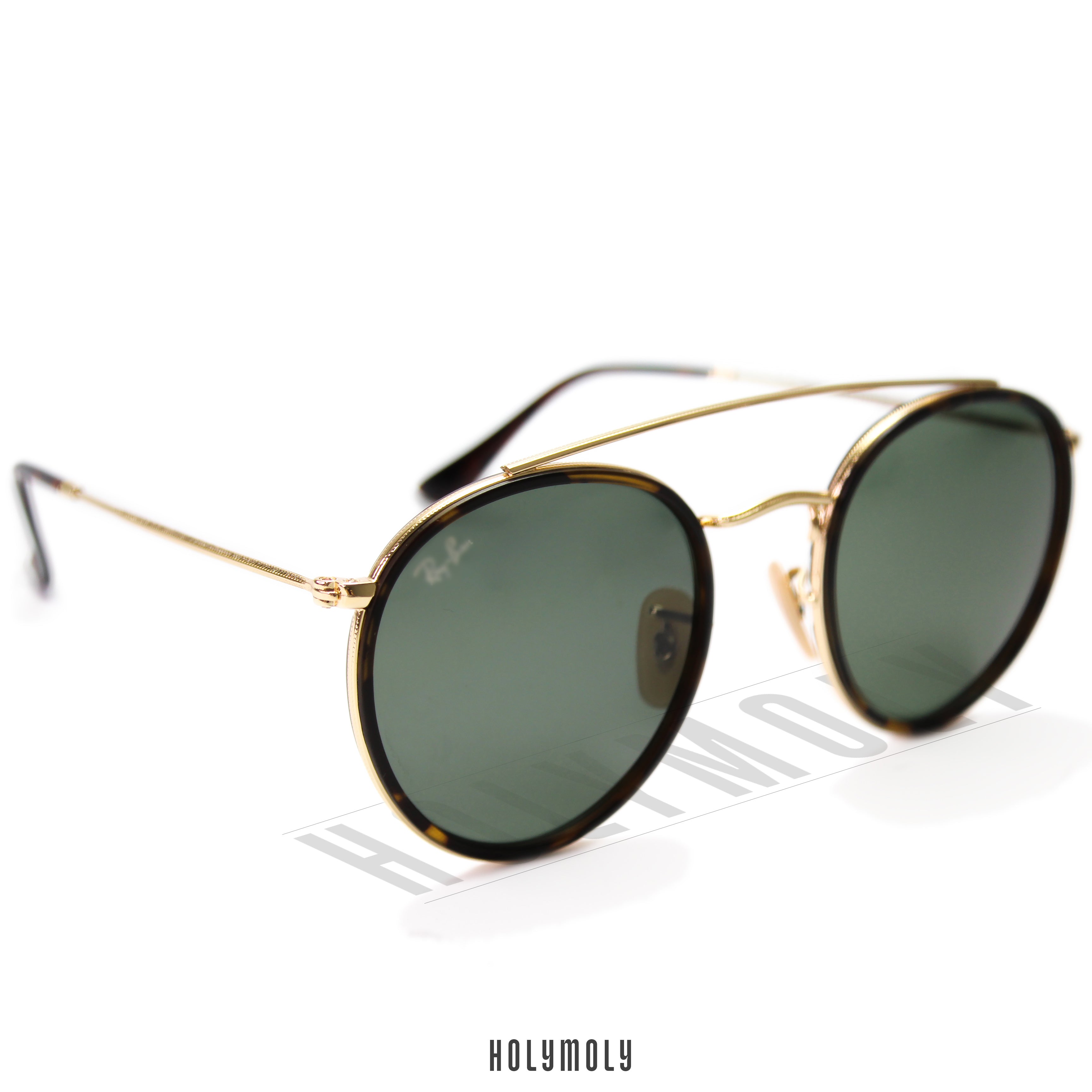 RB3647N Round Double Bridge Sunglasses