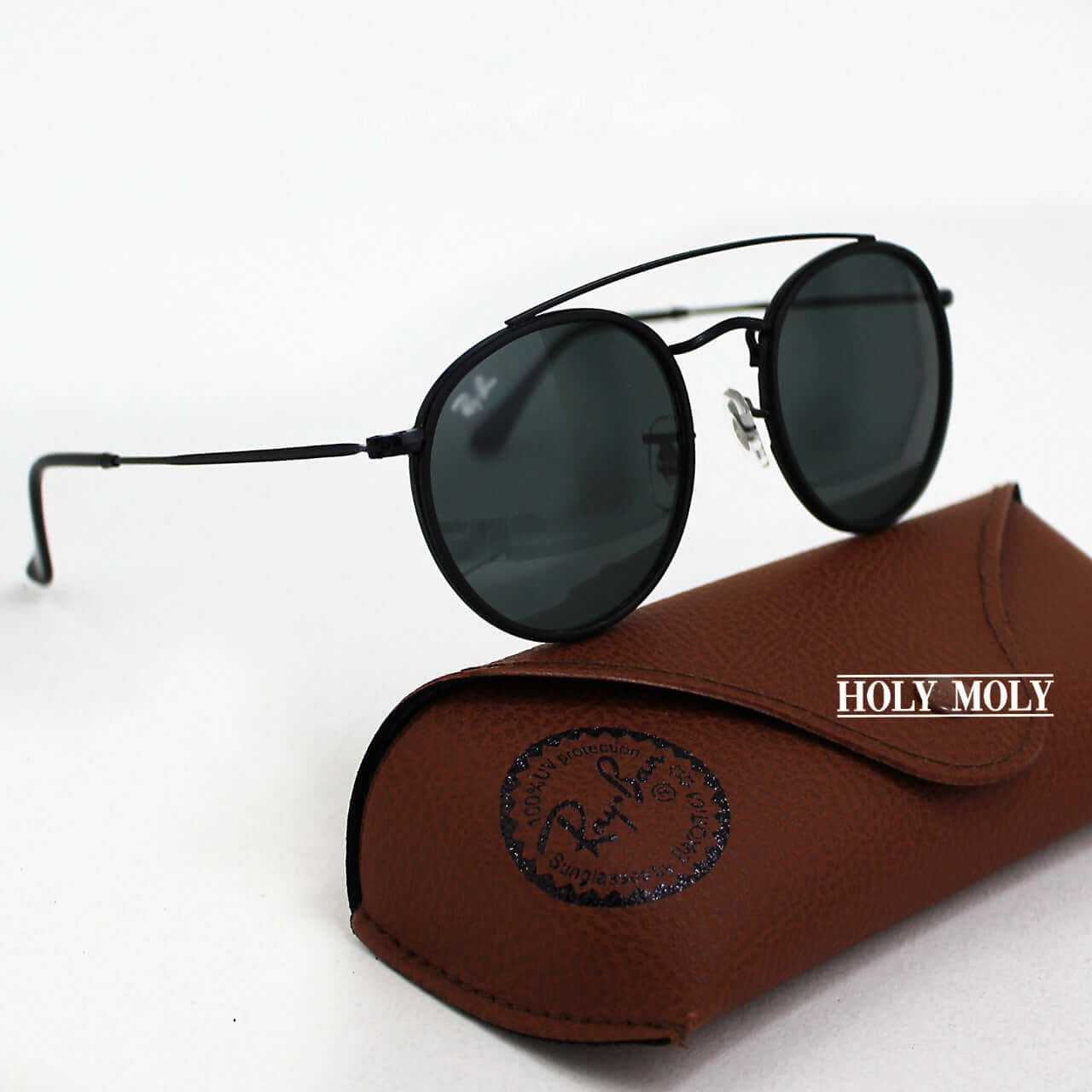 RB3647N Round Double Bridge Sunglasses