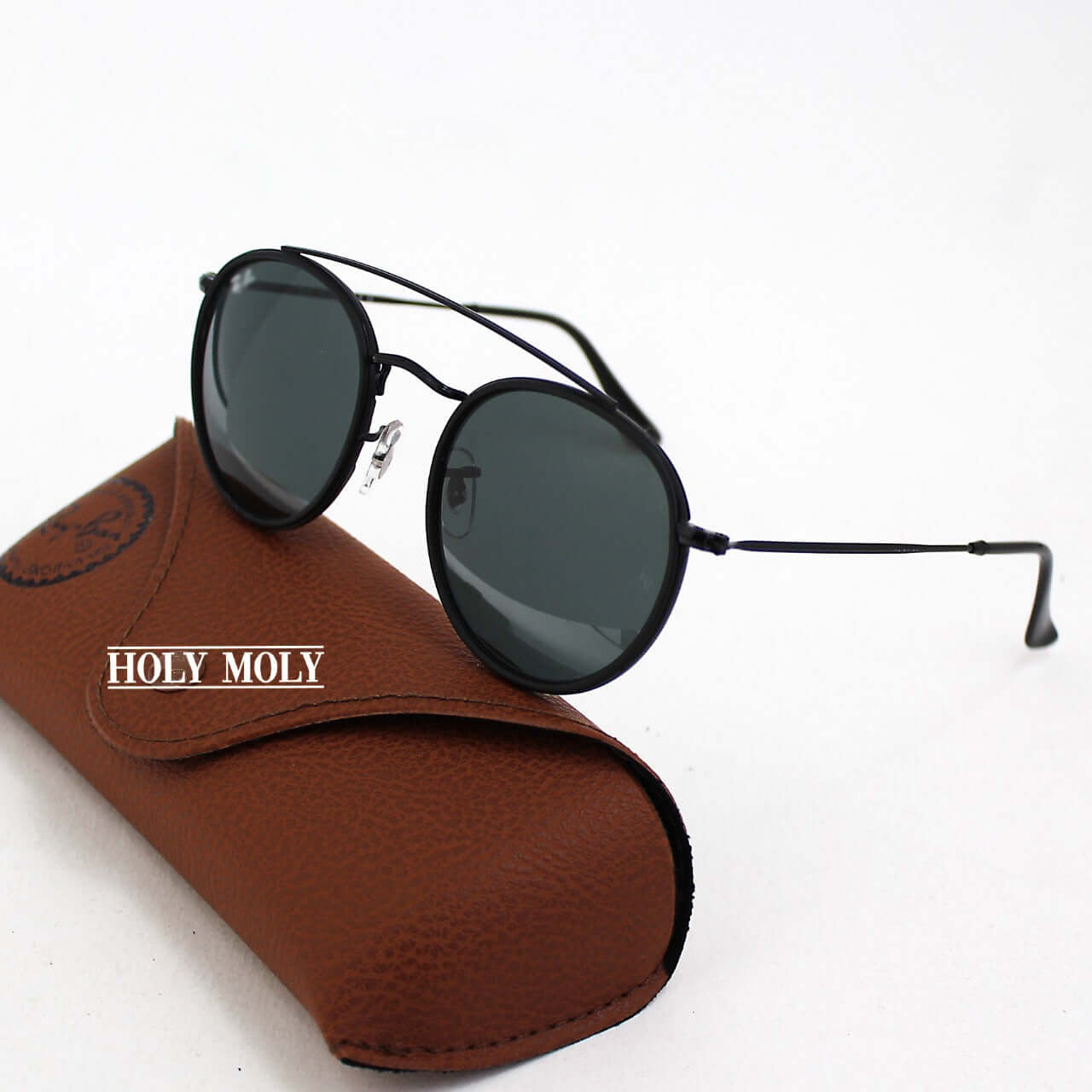 RayBan 3647N round double bridge sunglasses