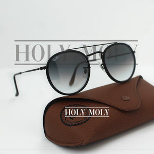 RB3647N Round Double Bridge Sunglasses