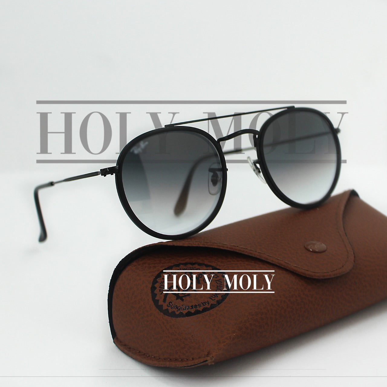 RayBan 3647N round double bridge sunglasses