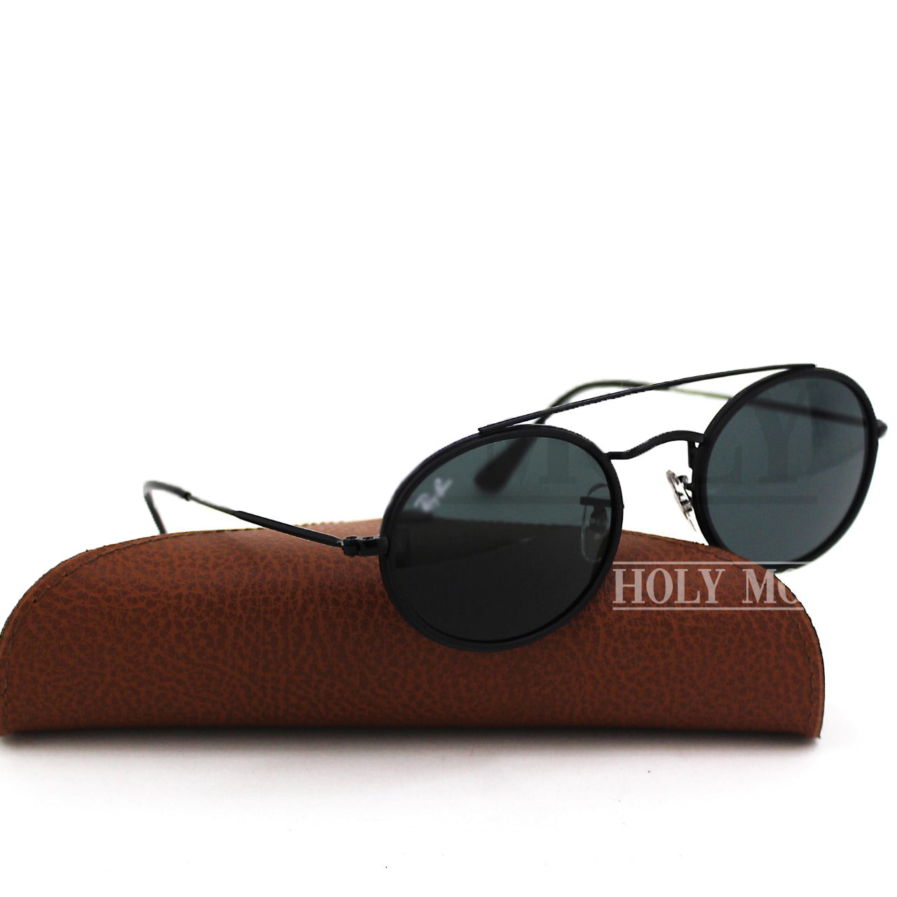 RayBan 3847N Oval Double Bridge Sunglasses