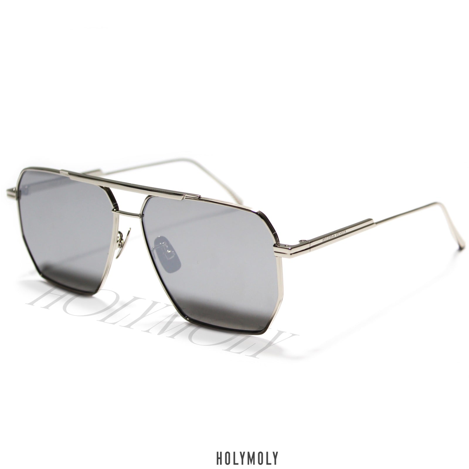 Bottega Veneta Eyewear square-frame aviator sunglasses