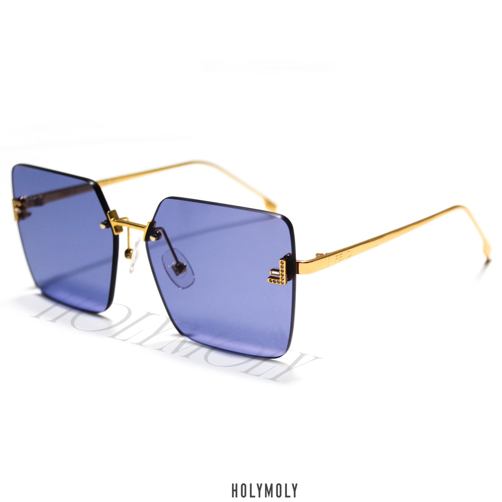 Fendi Women's FE4082US Square Sunglasses