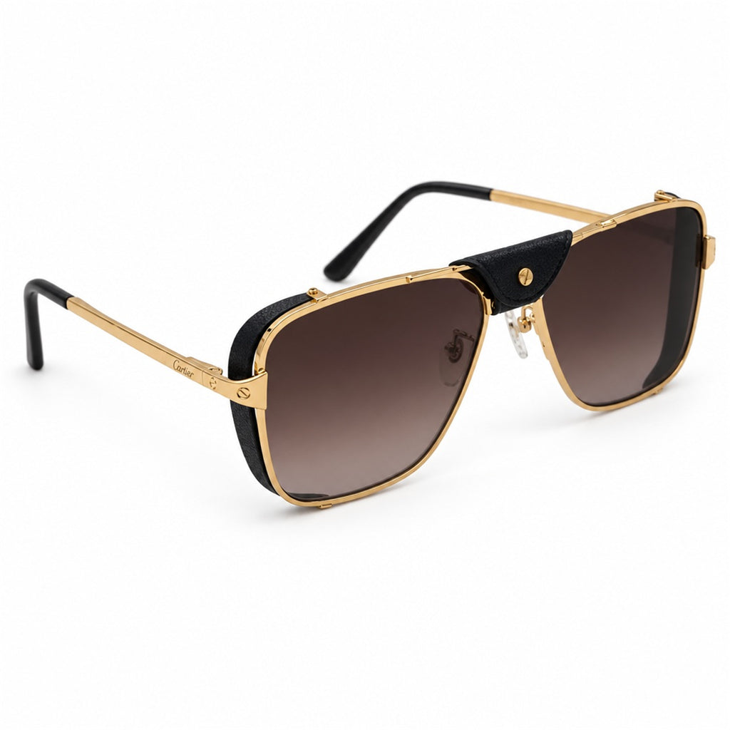 Cartier CT0297S Sunglasses – Gold Brown Gradient