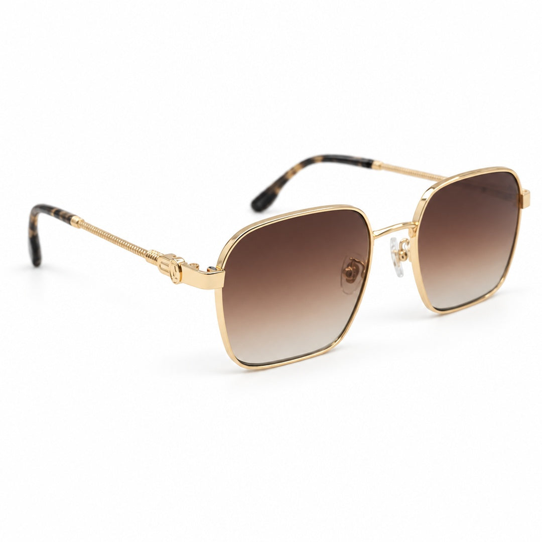 Cartier Santos Square Sunglasses Sunglasses – Gold Brown Gradient