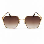 Cartier Santos Square Sunglasses Sunglasses – Gold Brown Gradient