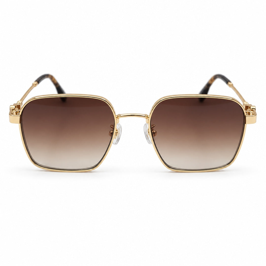 Cartier Santos Square Sunglasses Sunglasses – Gold Brown Gradient