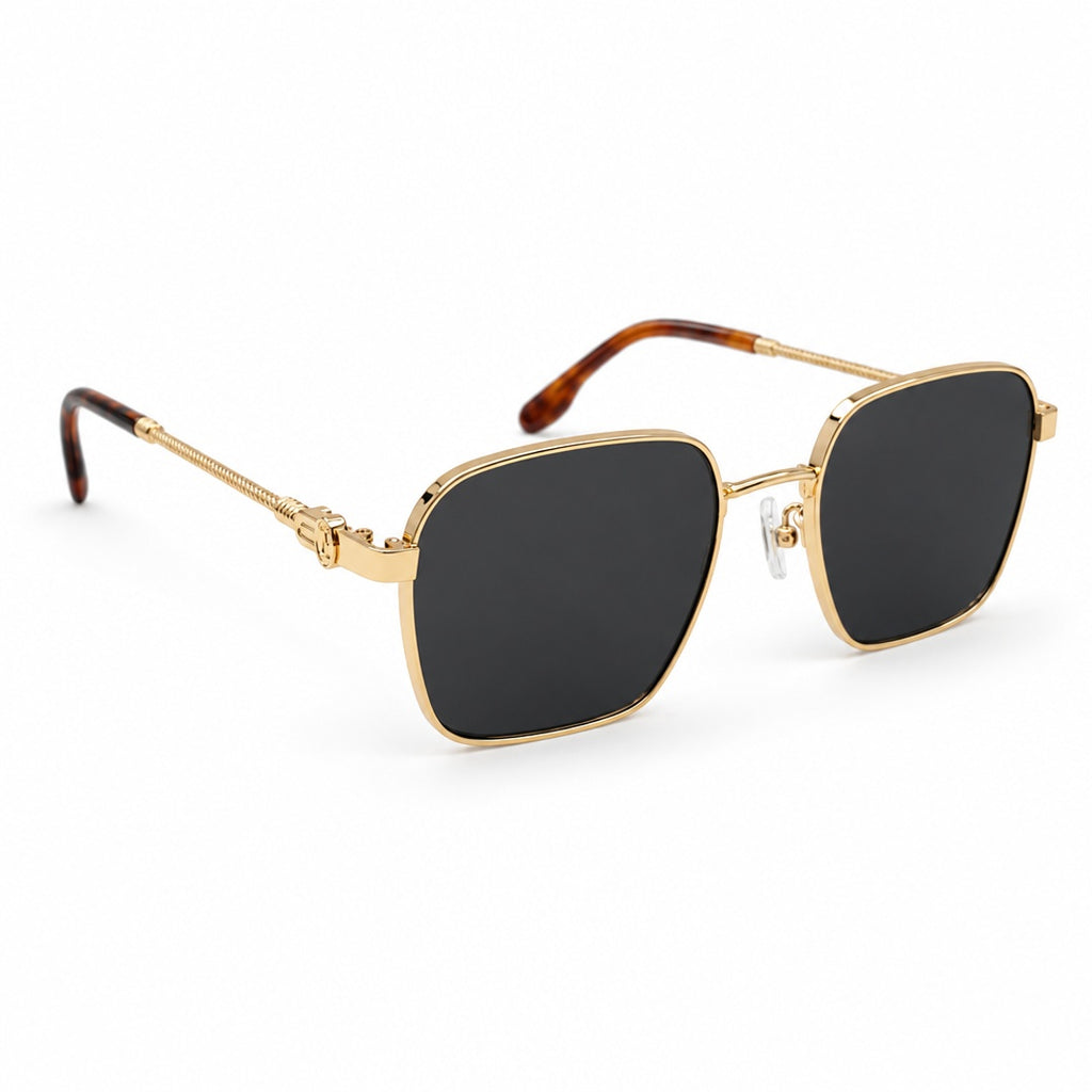 Cartier Santos Square Sunglasses Sunglasses – Gold Black
