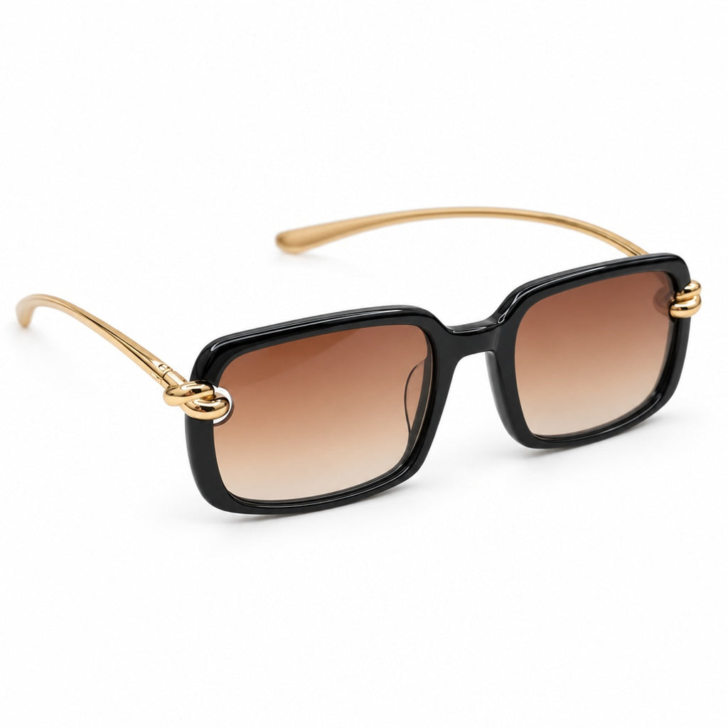 Cartier Trinity Sunglasses Sunglasses – Black Brown Gradient