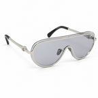 Chanel Mask Shield Sunglasses Sunglasses – Silver Grey
