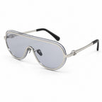 Chanel Mask Shield Sunglasses Sunglasses – Silver Grey