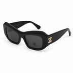 Chanel Rectangle CC Sunglasses Sunglasses – Black