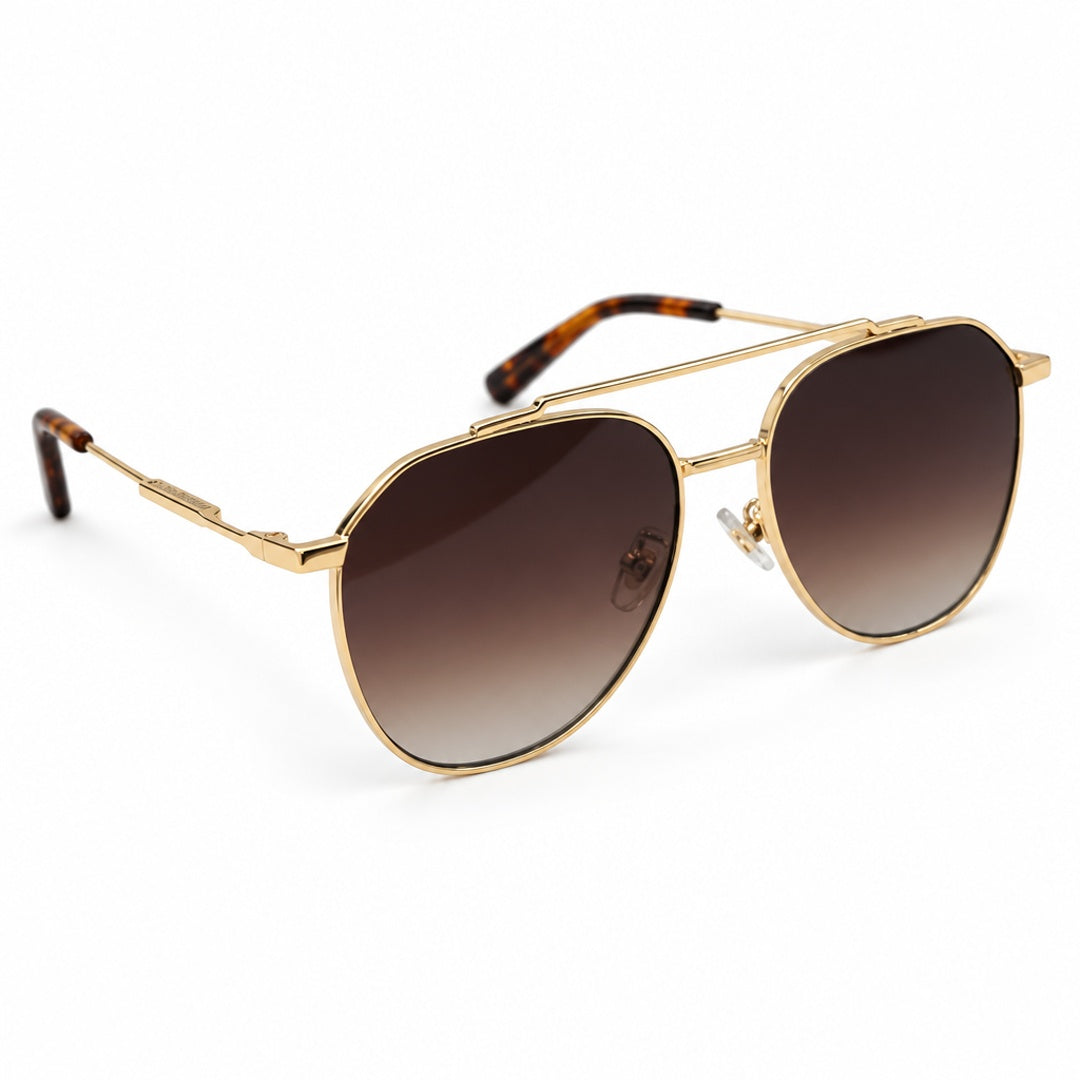 Dolce & Gabbana DG2296 Sunglasses – Gold Brown Gradient