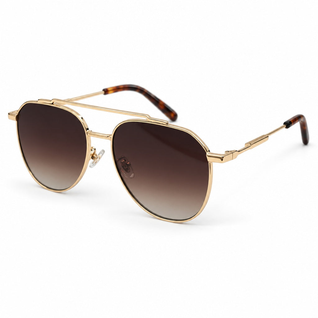 Dolce & Gabbana DG2296 Sunglasses – Gold Brown Gradient