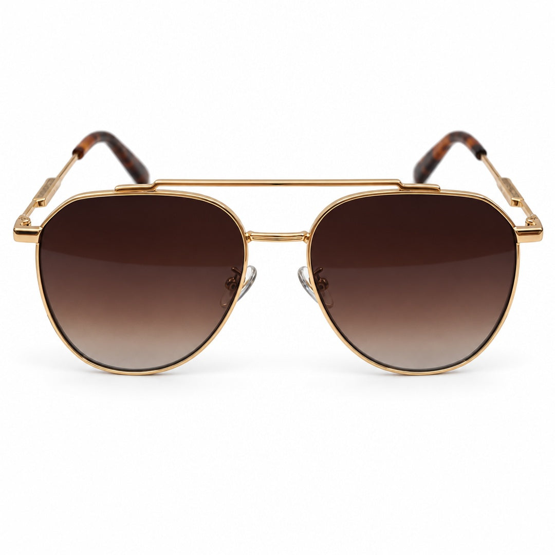 Dolce & Gabbana DG2296 Sunglasses – Gold Brown Gradient