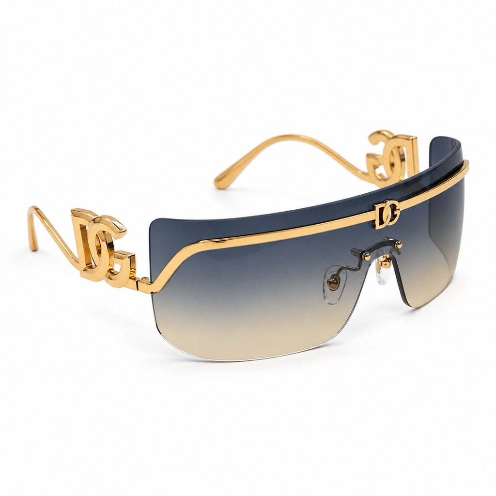 Dolce & Gabbana DG2320 Sunglasses – Gold Blue Gradient