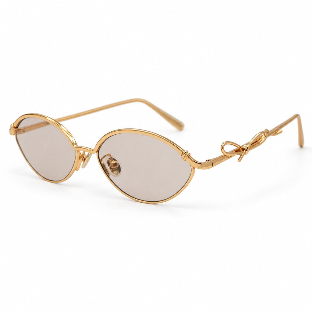 Dior Bow B1U Sunglasses – Gold Pink