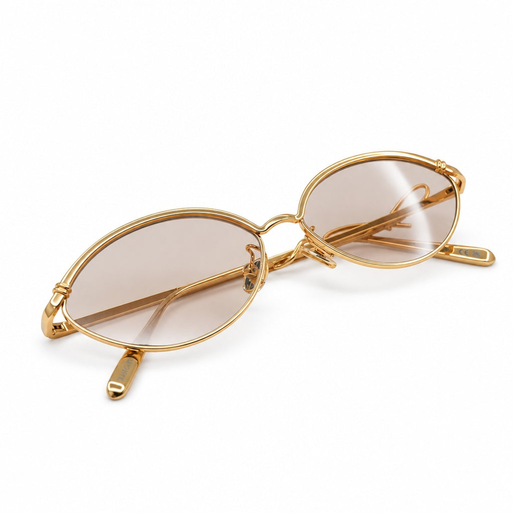 Dior Bow B1U Sunglasses – Gold Pink