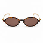 Dior Oval Acetate Sunglasses Sunglasses – Tortoise Brown
