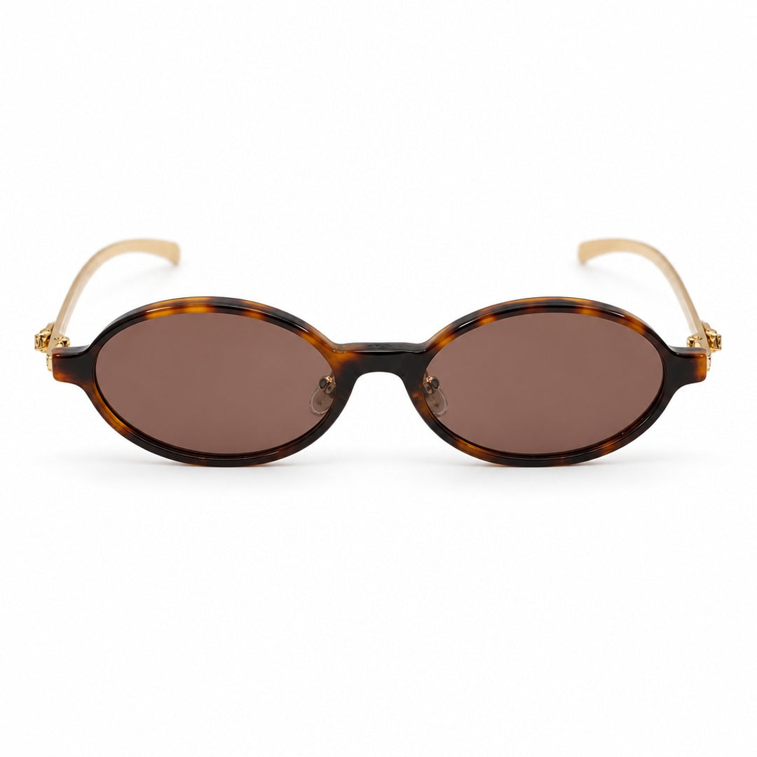 Dior Oval Acetate Sunglasses Sunglasses – Tortoise Brown