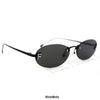 Fendi Rimless Oval sunglasses