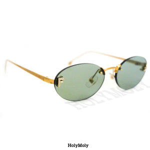 Fendi Rimless Oval sunglasses