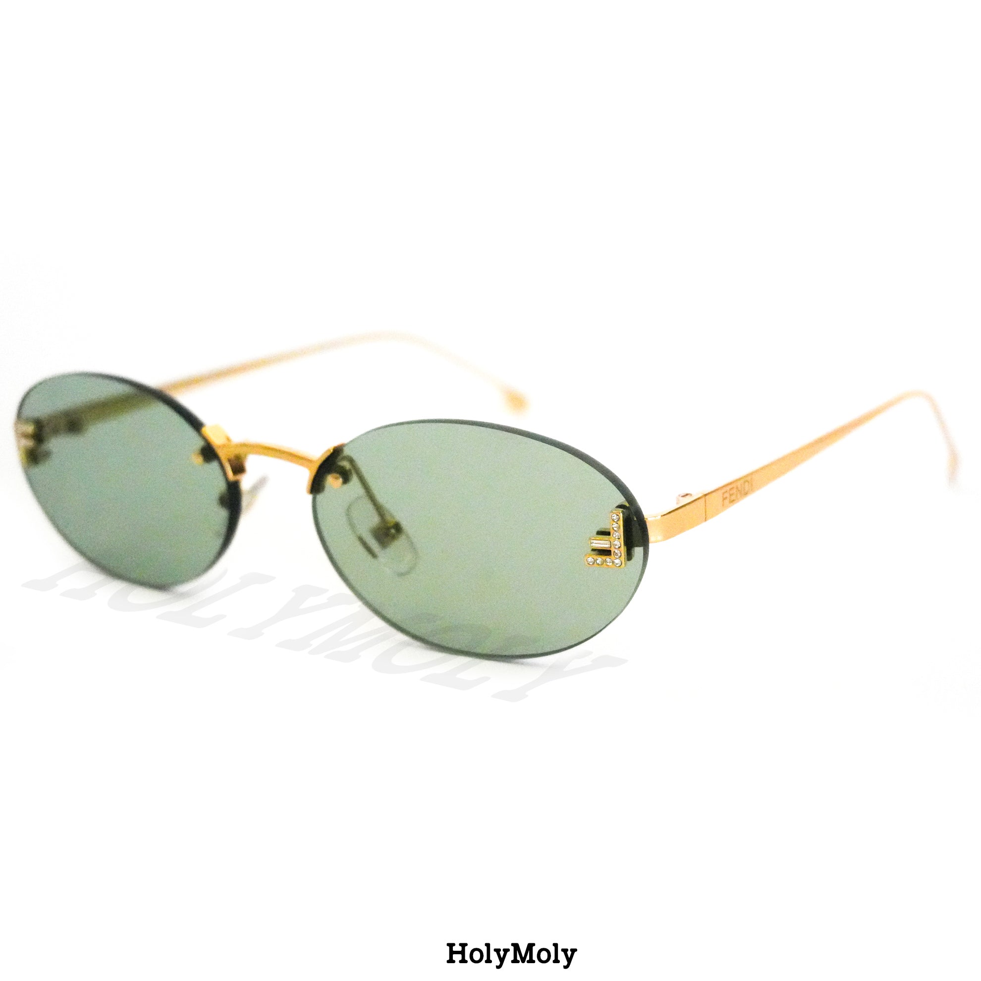 Fendi Rimless Oval sunglasses