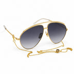 Gucci GG1087S Sunglasses – Gold Black Gradient