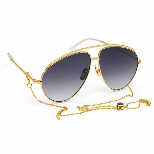 Gucci GG1087S Sunglasses – Gold Black Gradient