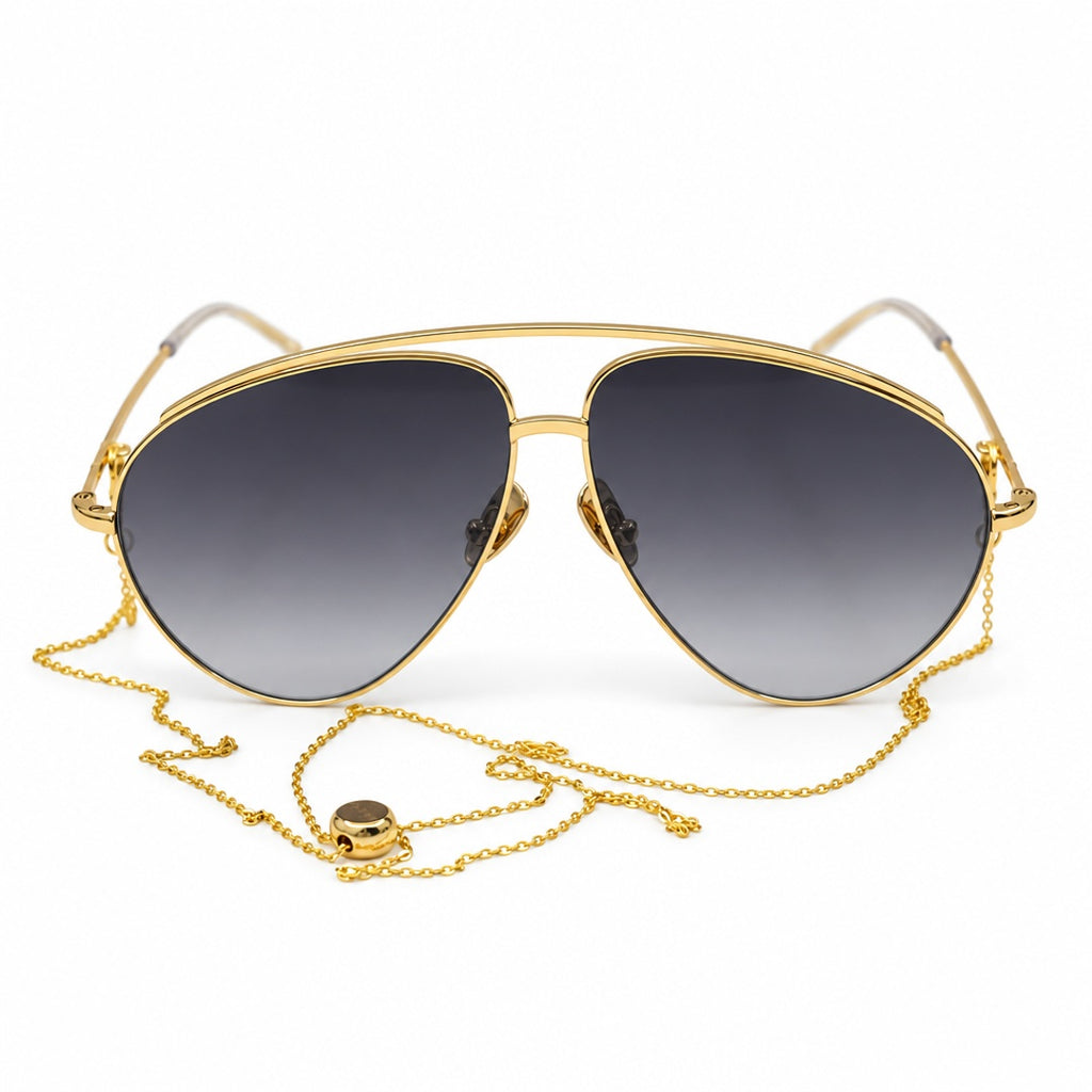 Gucci GG1087S Sunglasses – Gold Black Gradient