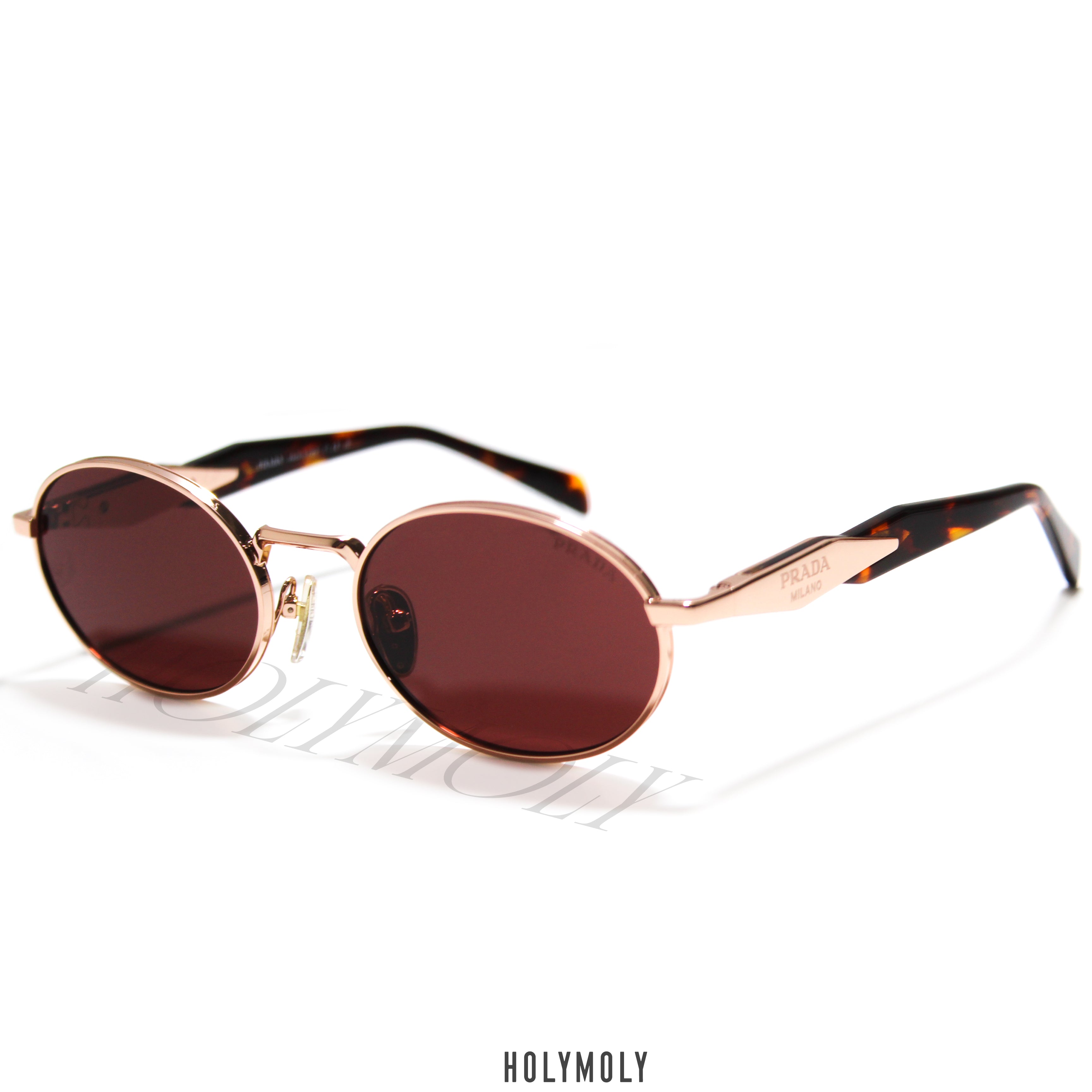 送料関税込◆PRADA サングラス プラダ メタル オーバル PR65ZS Prada Pr 65zs Women Gold Oval Sunglasses – Otticanet USA