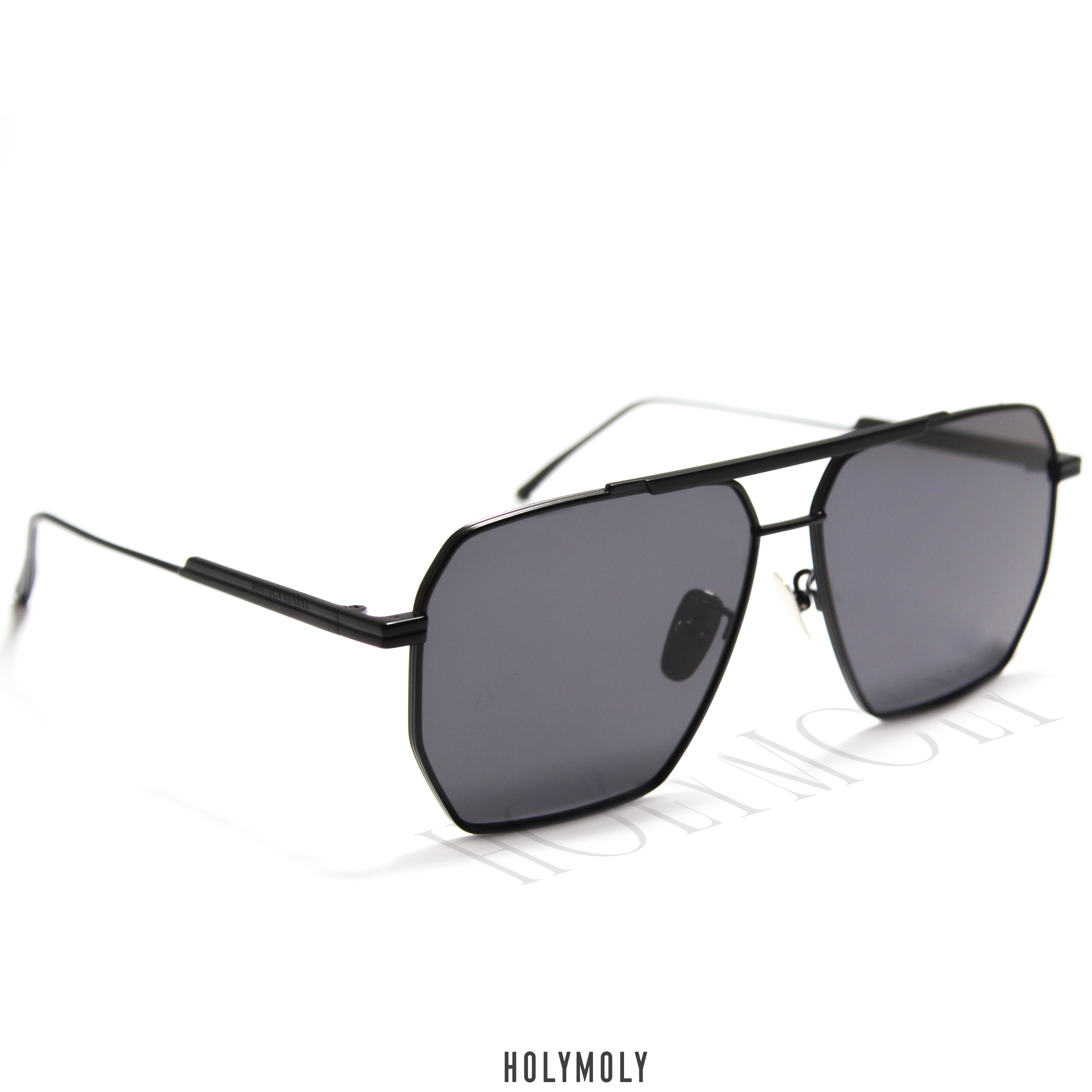 Bottega Veneta Eyewear square-frame aviator sunglasses || HolyMoly