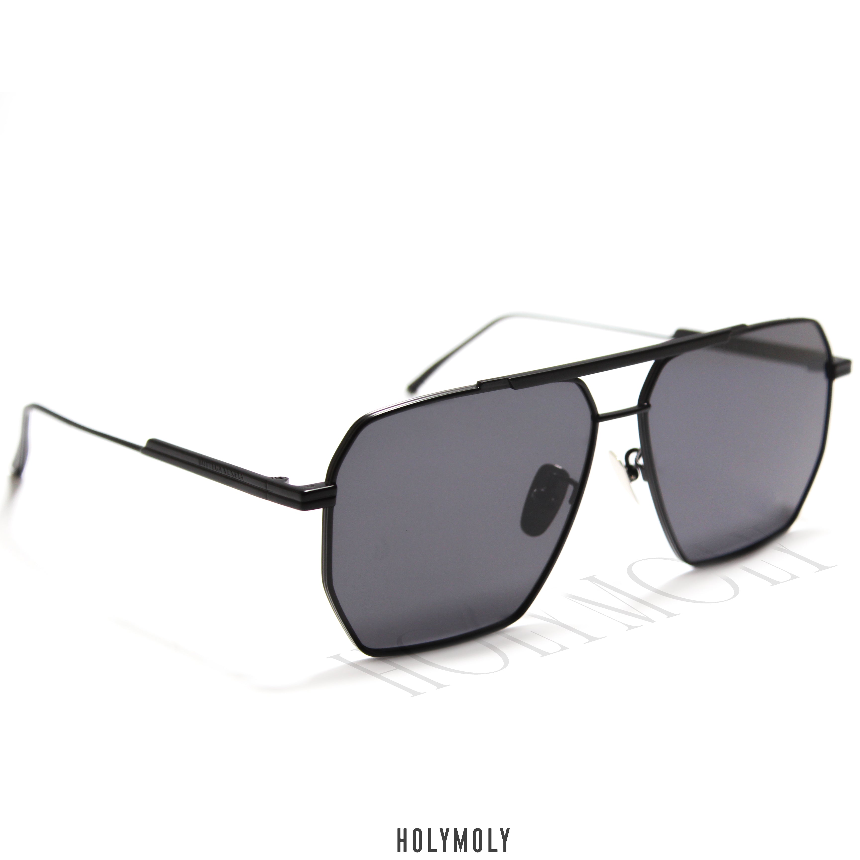 Bottega Veneta Eyewear square-frame aviator sunglasses