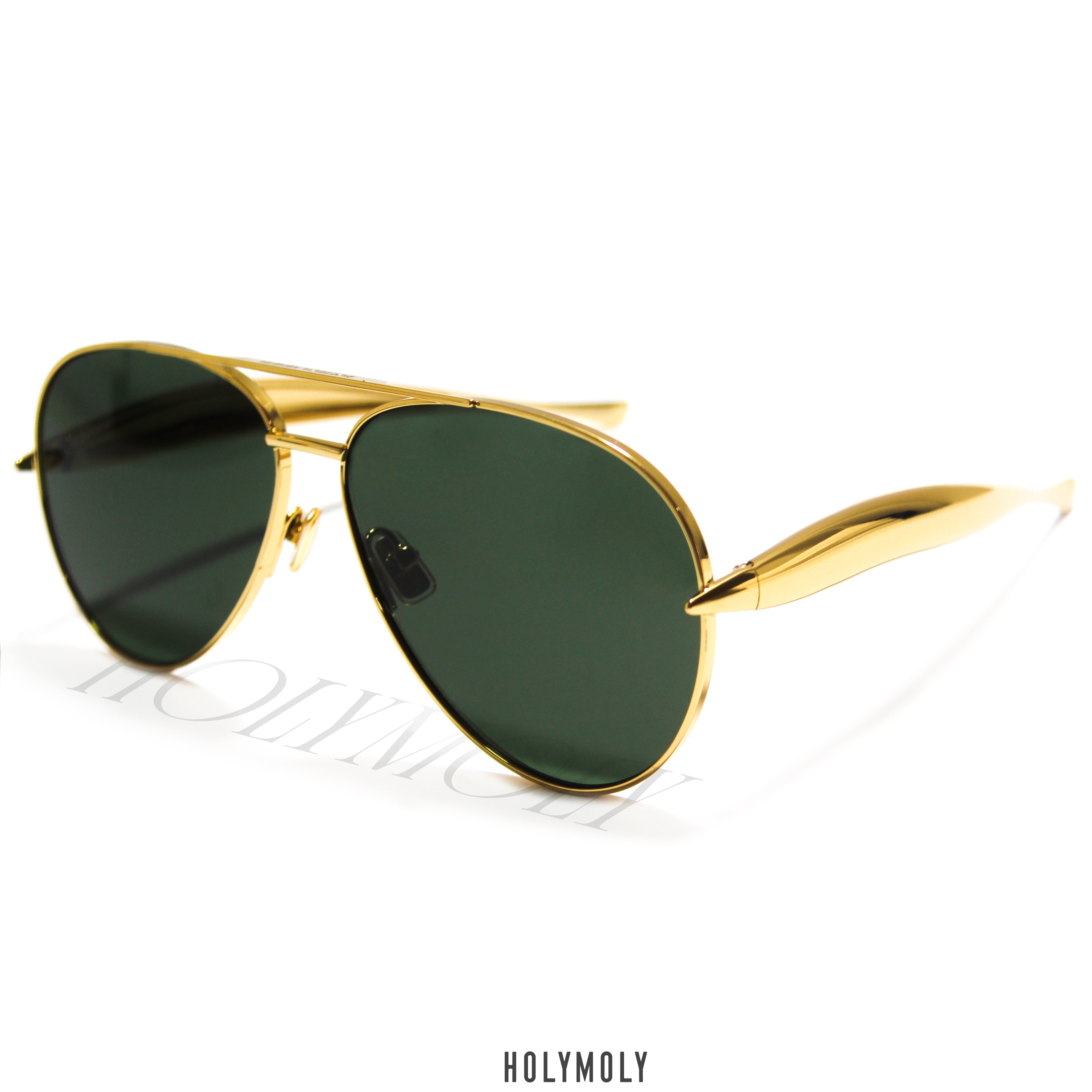 Bottega Veneta Sardine Aviator Sunglasses