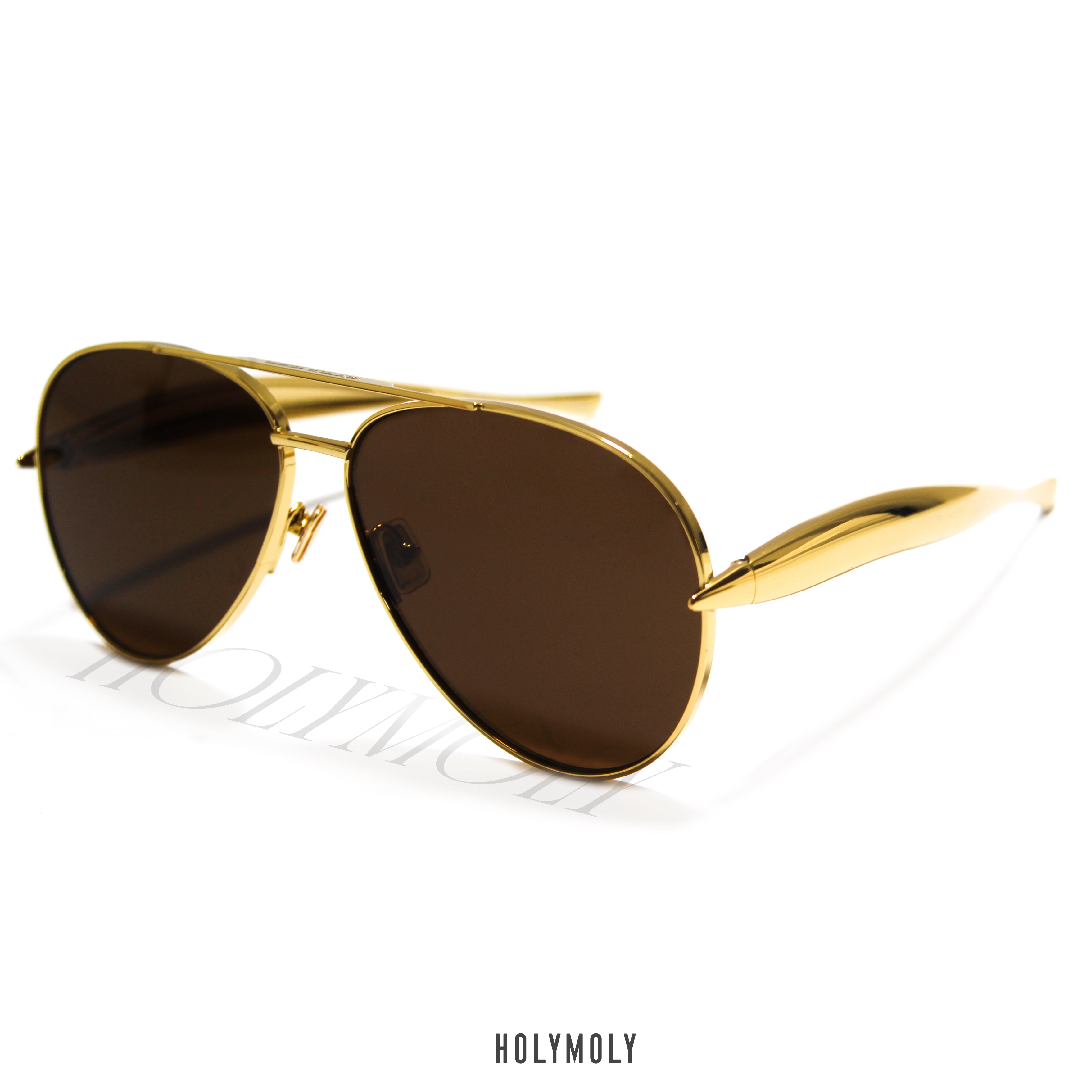 Bottega Veneta Sardine Aviator Sunglasses