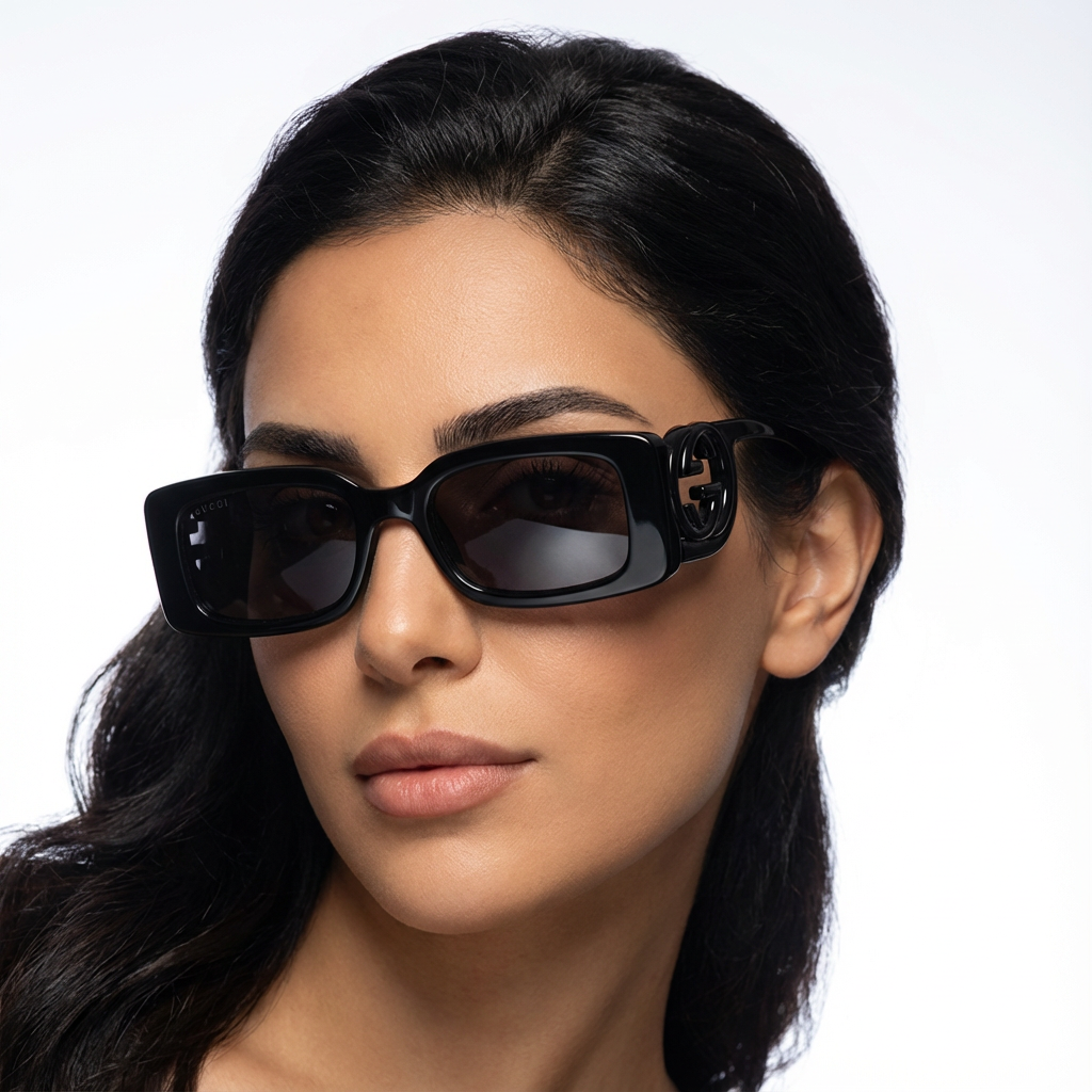 Gucci 733369 Rectangular Frame Sunglasses