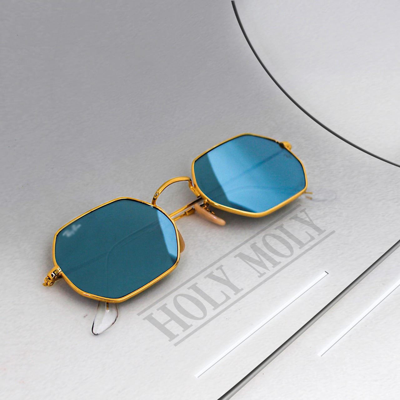 Ray-Ban 3556N Octagonal Classic Sunglasses