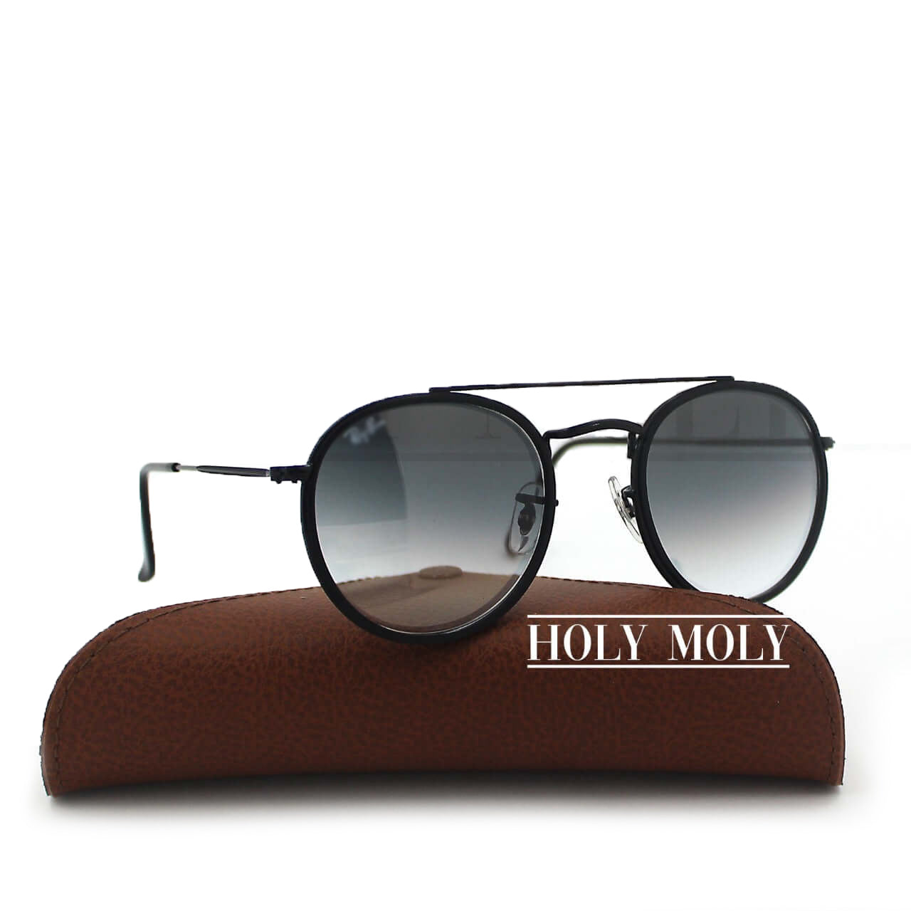 RayBan 3647N round double bridge sunglasses