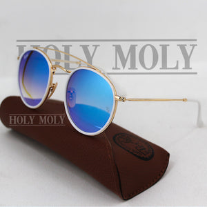 RayBan 3647N round double bridge sunglasses